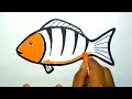 Cara Mudah Menggambar Ikan Hias | Tutorial Indonesia