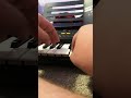 Sweet Dreams riff on keyboard (guitar)