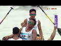 中華龍舟隊在男子1000公尺項目，繳出4分35秒812，名列第6，無緣站上頒獎台。