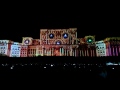 Awesome building projections in Bucharest #1 (poor sound quality)