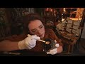 ASMR Museum Curator Mutters to Herself While Examining Artifacts