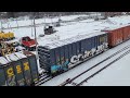 DERAILMENT, Frozen CTC switch, NHN and more! Railfanning along the Portland subdivision