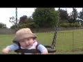 Luke on the swings