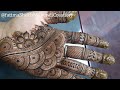 Simple and ✨beautiful karwa 😍chauth Special mahendi💕 digain for hand ✋||#youtubevideo#viralvideo