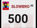 I finally hit 500 subscribers