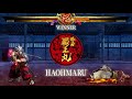 Genjuro Kibagami vs Haohmaru (Hardest AI) - SAMURAI SHODOWN