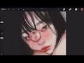 How to Color Semi-Realistic Skin Texture | Texture Portrait  brushes🖌 (Eng sub)