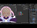 [Blender]day97,98: character modeling: UV editing face