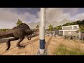 Spinosaurus destroys a private resort in the sorna wilds