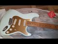 40th Anniversary Squier Stratocaster Vintage Series Sonic Blue Unboxing
