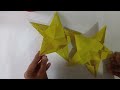 How to make a 3D Star || DIY Star || Origami Star || School Project Idea || Paper Craft || 3D Star