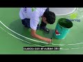 💥 🏀 Cómo Aplicar la PINTURA en CANCHAS⚽ de cemento con el Poliuretano Flexible 💥  VULKEM PEATONAL❓