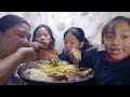 Eating With My Daughters|Chicken Curry With eggs and Chicken briyani|Naga mukbang|Alokali vlogs