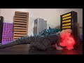 Godzilla vs Kong vs Mecha godzilla remakes 1,2,3 together an epic battle stop motions