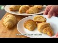 Croissant Recipe | Eggless Croissant Recipe | Chocolate Croissant Recipe easy - Sattvik Kitchen