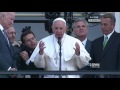 Pope Francis addresses crowd outside U.S. Capitol (C-SPAN)