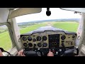 Cessna 152 - 14 Knot Strong Gusty Crosswind - Student Landing - Runway 25 - Old Buckenham - Jun24