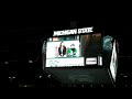 Sutton on Scoreboard at Munn