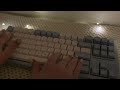 fall asleep to creamy, thocky, satisfying keyboard typing (づ๑•ᴗ•๑)づ♡ asmr 💤