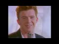 Never Gonna Give You Up vid but with Pianoforte Audio