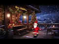 Relaxing Christmas Music Snow Falling 🎄 Cozy Christmas Fireplace Instrumental 🔥 Christmas Carols