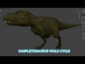 Blender Unleashing The Daspletosaurus: Watch This Dinosaur Roam!