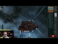 Rhea Survives Attack from 100 Coecer Gank Fleet During Burn Jita | EVE Online | Feb 2017