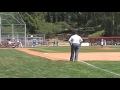 David Langstaff pitching against Paloma Valley