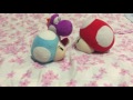 Mushie and Mini Mushie play with Yoshi