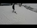 Rock Papsr Sissors against Ski lift worker!