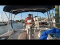 A really bad day docking my sailboat