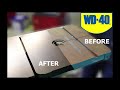 Remove Rust from Tool Tables with WD-40, Scotch-Brite, and Sandpaper