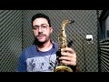 Microfone sem fio barato para saxofone (Teste)