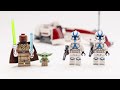 LEGO® 75378 BARC Speeder™ Escape - Reunion with Grogu | 4K Speed Build Stop Motion