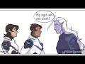 KLANCE comic (eng DUB) - what colour are they