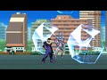 Josuke Higashikata vs Yu Narukami (JoJo's Bizarre Adventure vs Persona) | Sprite Animation