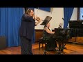 Sergei Rachmaninov Vocalise. Erika Verga violino Rosa Montano pf. Festa della musica 21/06/2024.
