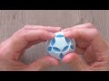 How to Make Paper Ball (Kusudama) Made With Lucky Stars / Tutorial
