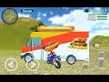 Ropefrog Ninja Spiderhero Driving Army Tank Bikes and Cars Open World Simulator - Android Gameplay.