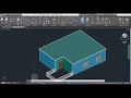 Making Parapet Wall & Roof in 3D | AutoCAD 2D-3D Tutorial 2020 For Beginners