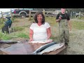 Fishing for Sockeye Salmon in the Kenai River in Soldotna Alaska in July 2011