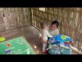 Single Mother Deaf Receives Help From Kind Man - Gratitude for Kind Man -  Making Houses from Bamboo
