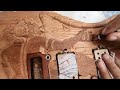 How i carved Icarus on 1 piece mahogany guitar body   ASMR wood carving process