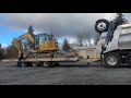 Moving a CAT 308 Excavator By Myself For The First Time.