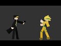 jotaro and dio fight over the mic