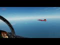 DCS F/A-18C Formation flight practice.