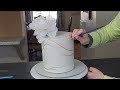 NEW CAKE TRICK! | Simple GEOMETRIC Sugar Decorations | No Isomalt! | Marbled Fondant