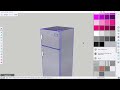 How to design a Fridge in SketchUp?