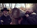 Building a huge fort in the woods and Blowing up a Tree  | Adding the log supports EP 8