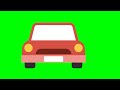 MOVING CAR GREEN SCREEN ANIMATION| FULL HD FREE ANIMATION